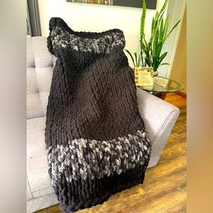 Handmade Chunky Chenille blankets.
